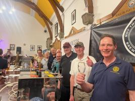2024 11th May - Members (i.e. bar staff) at the club’s Gin & Beer Festival. 