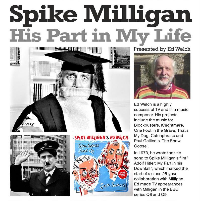 A partners speaker evening at the Fowey Valley Hotel with a 3 course meal and coffee (£18).  Featuring Ed Welch, a renowned composer and Musical Director for Spike Milligan.