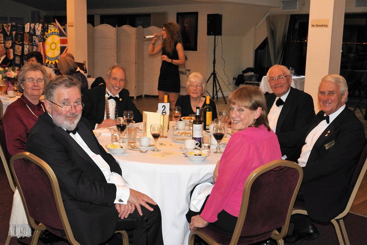 Club members at Basildon Charter Night