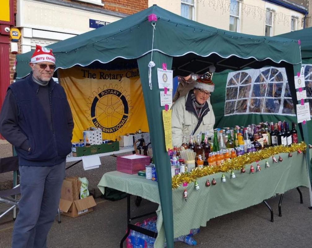 Our stall at Watton Christmas market