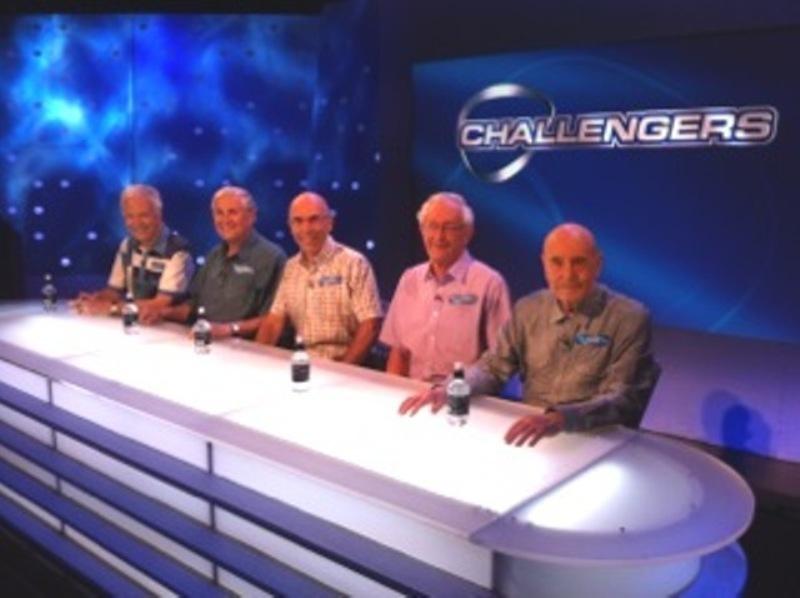 Our team photograph on the BBC quiz show.
