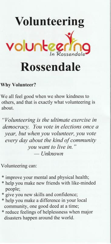 Volunteer in your community