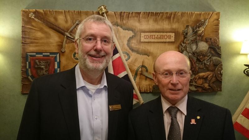 Alan Bradshaw and President David Paterson