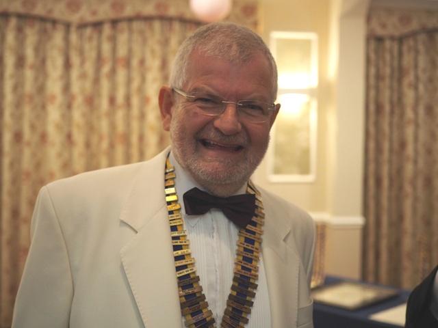 President Robin looking forward to his Charter evening