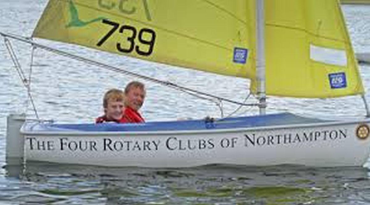 Sailability boat donated by the 4 Northampton clubs