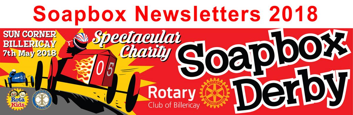 Soapbox Derby Newsletters for 2018