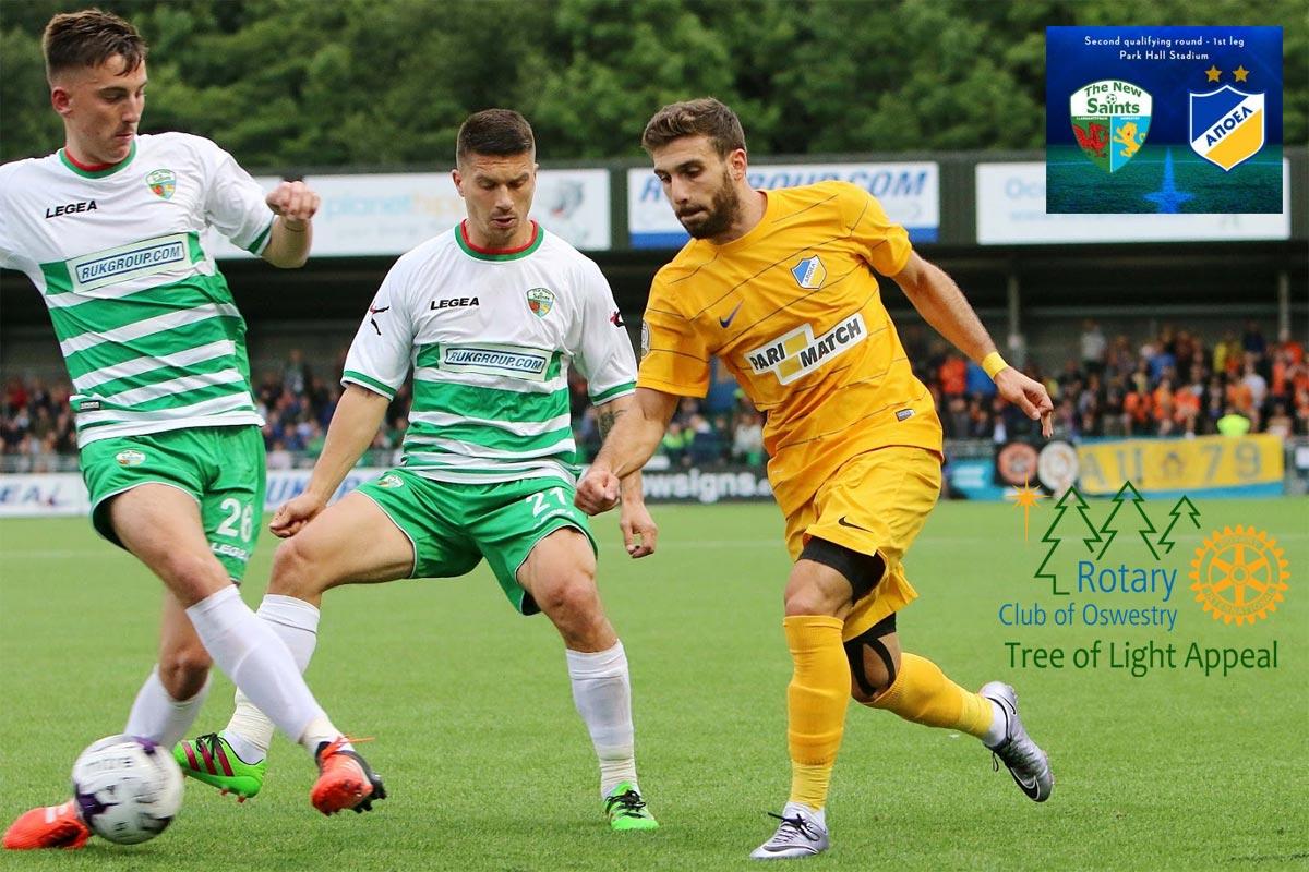 TNS hold APOEL Nicosia to a goalless draw whilst fans donate to the Tree of Light bucket collection.