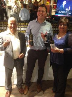 Sommelier Duncan Gammie with Rabi Martins and Actar Dinata