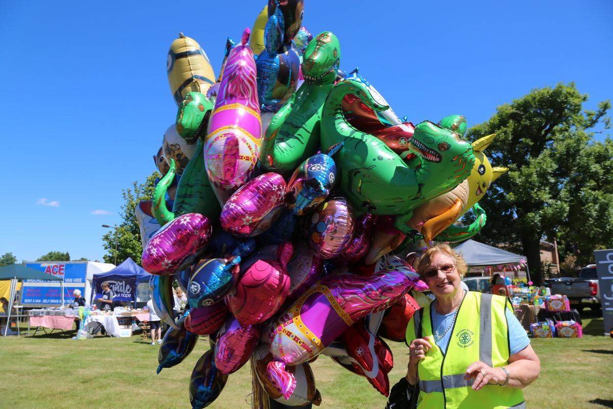 Balloons at the Summer Fair