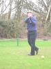 Picture shows President Roger Teeing Off. Roger is the son of Budge so a particularly memorable occasion for him
