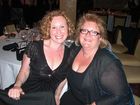 Incoming President Hazel Cannon (right of pic)