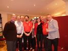 The 'workers' at the race night with DG Bob