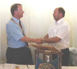 The Handover to New President Roger Burgess