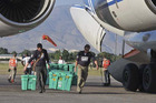 Shelterboxes arrive in Port au Prince
