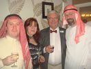 Murder mystery night guests all dressed up