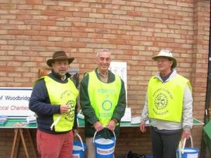 Geoff Springett John White and Roger Burgess ready for action