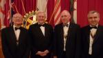 President Colin with some of his top table guests