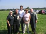 Presidents Geoff & Philip with DG Mike Payne