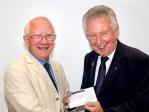 Hungerford Rotary club recently presented a cheque to Newbury Cancer Care. 