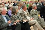 President Ian Heighes with his wife and the Mayor of Woodley supporting the event