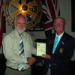  District Governor Ken Boylett