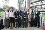 The Scholars with John Blake (right), Head of Sales and Marketing at Ascot Race Course