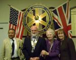 Betty Adshead Presented with Paul Harris Fellowship award