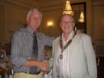 President Barry handing over to Incoming President Malcolm