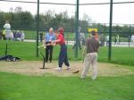 Helping out at Softball.