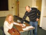 Under pressure:  Dr Rafi from the Longcroft Surgery takes it all in his stride ....