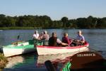 Energetic Rotarians going for an evening row