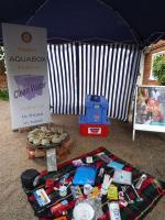 Rotary Club of Loddon Vale stand at the Scarecrow Festival