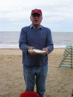 Rtn Sonny Francis with his winning monster