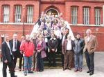 Onchan Rotarians and guests on the steps of Victoria Road Prison.