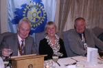President Mike with his wife Margaret and DG Dave