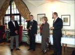 The Lord Mayor of Eisenach welcoming Liverpool Garston Rotary at the Wartburg Castle.