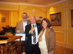 Keith with Past President Jannine & President John with 2006/7 Presidential Citation