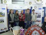 The Rotary Cup being awarded to the winning Junior Team.