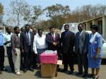 The handover ceremony