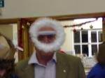 Peter almost deceived us that he was the real Father Christmas. The false beard gave it away.