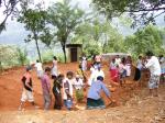 Clearing the site for building work to commence