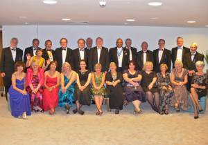 Members and their partners at the Ball