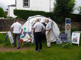 Shelter Tent on show at Comrie Fortnight opening