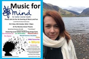 Kate MacDonald - one of the organisers behind the Music for Mind Concert