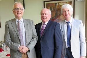 (l-r) Graham Burgess, John Howard and Paul Martin