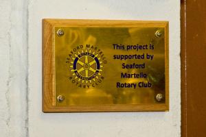 New Plaque commemorating Martello Rotary