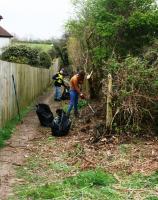 Rotary and Interact Clubs tidy Llantwit Major