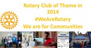 Thame Rotary in 2014