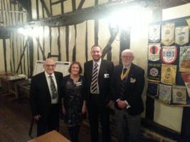 The Rotary Club of Wickford welcomes its first Friends of Rotary 