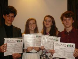 2016 RYLA STUDENTS WITH their AWARDS